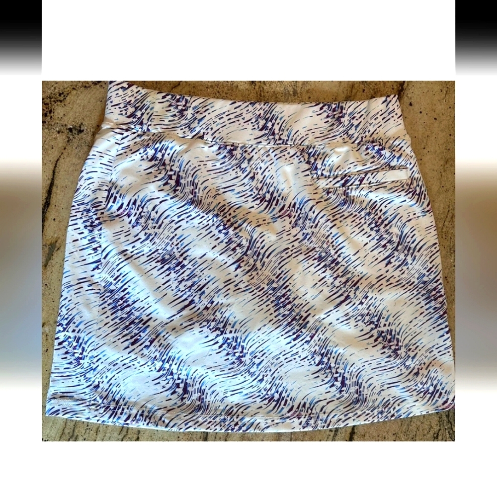 Pebble Beach Dry-lux Performance Golf Skort Sz S ( Aqua Purple+ Like New)